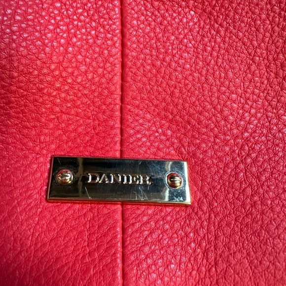 Danier Leather watermelon pink purse - Picture 2 of 7